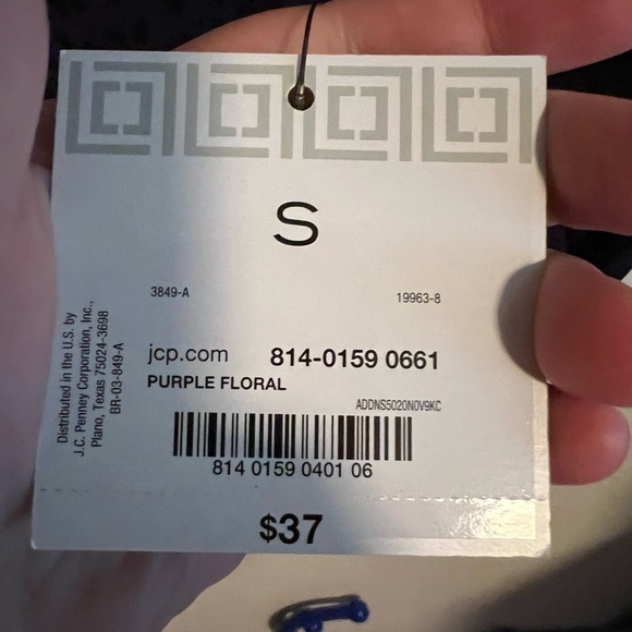 NWT Liz Claiborne Purple Blouse Size Small - Picture 5 of 8